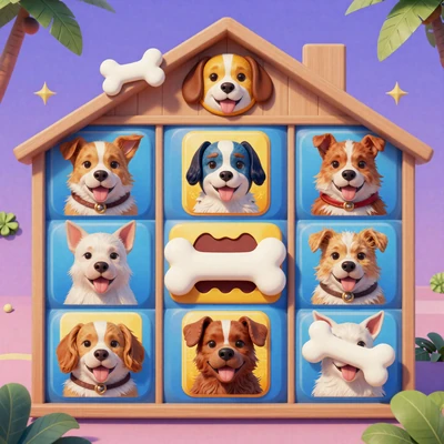 Dog House Megaways Slot mit Cartoon-Hunden