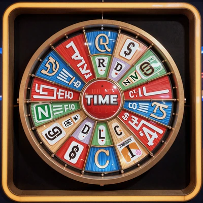 Crazy Time Game Show mit gro&szlig;em Money Wheel und Live-Dealer